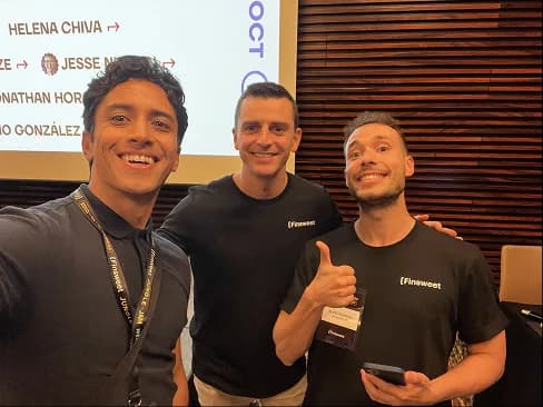 Con il team Finsweet a un evento Webflow