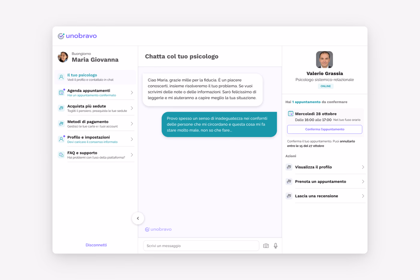 Unobravo – Dual-Sided Therapy Platform Serving 400,000+ Patients