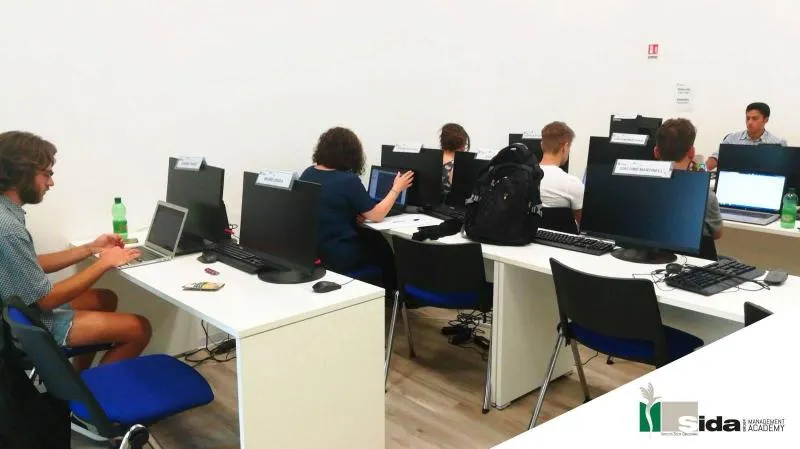 Nicola teaching front-end development